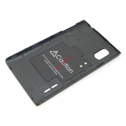 Original battery cover Optimus L5 E610 NFC Black in black color