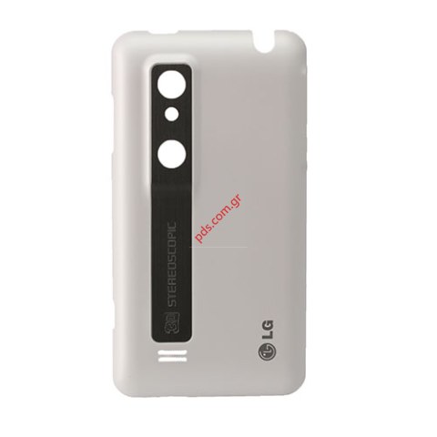Original battery cover LG P920 Optimus 3D White Original battery cover LG P920 Optimus 3D White