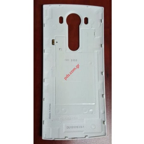 Γνήσιο καπάκι μπαταρίας LG V10 (H960) White Back back cover σε λευκό ασπρο χρώμα