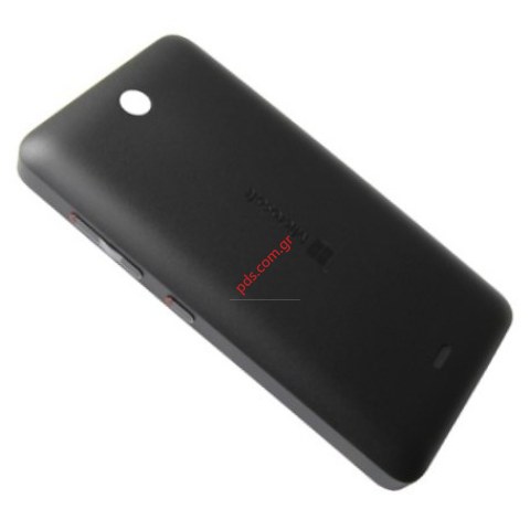 Γνήσιο καπάκι μπαταρίας Microsoft Lumia 430 Black σε μαύρο χρώμα