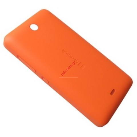 Γνήσιο καπάκι μπαταρίας Microsoft Lumia 430 Orange σε πορτοκαλί χρώμα