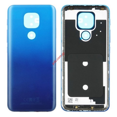 Γνήσιο καπάκι μπαταρίας Motorola E7 Plus XT-2081 Misty Blue σε μπλέ χρώμα Γνήσιο καπάκι μπαταρίας Motorola E7 Plus XT-2081 Misty Blue σε μπλέ χρώμα