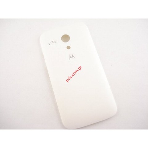 Γνήσιο καπάκι μπαταρίας Motorola G XT1032 White σε λευκό χρώμα