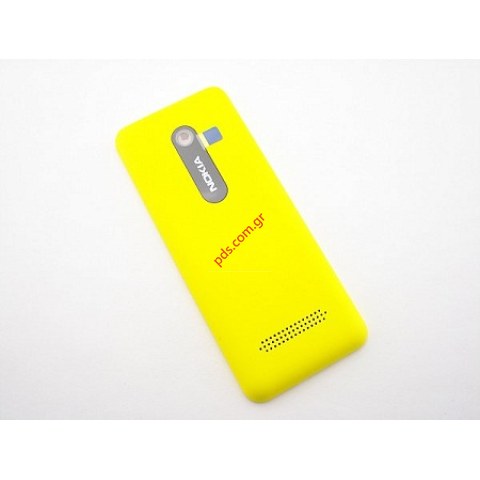 Original battery cover Nokia 206 (1 SIM) yellow  Original battery cover Nokia 206 (1 SIM) yellow