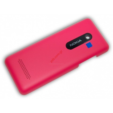 Γνήσιο καπάκι μπαταρίας Nokia 206 ρόζ (Magenta pink) DUAL SIM