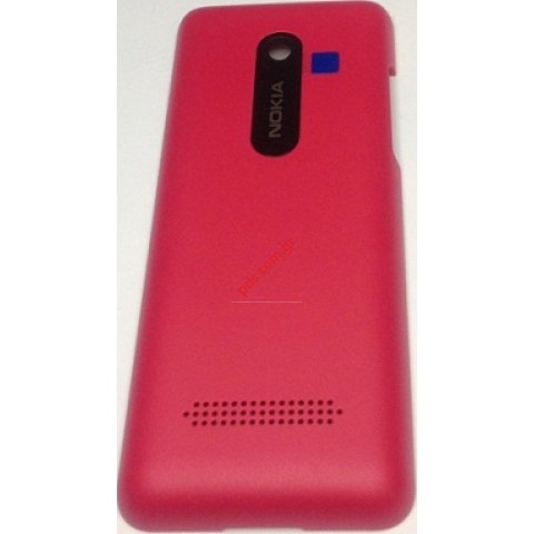 Γνήσιο καπάκι μπαταρίας Nokia 206 ρόζ (Magenta pink) DUAL SIM