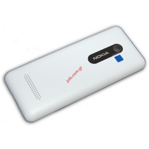 Γνήσιο καπάκι μπαταρίας Nokia 206 White λευκό 1 SIM Version