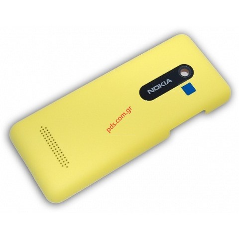 Γνήσιο καπάκι μπαταρίας Nokia 206 Yellow Dual SIM σε κίτρινο χρώμα