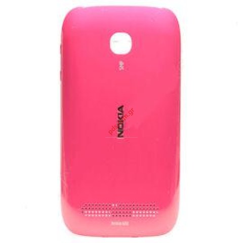 Γνήσιο καπάκι μπαταρίας Nokia 603 σε σκούρο ροζ χρώμα magenta