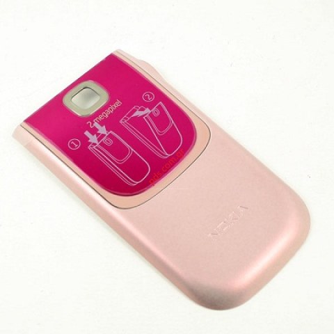 Γνήσιο καπάκι μπαταρίας Nokia 7020 Pink σε ροζ χρώμα