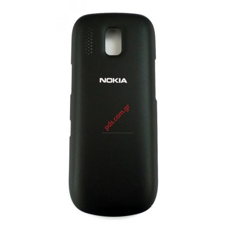 Γνήσιο καπάκι μπαταρίας Nokia Asha 202 Black σε Μαύρο χρώμα