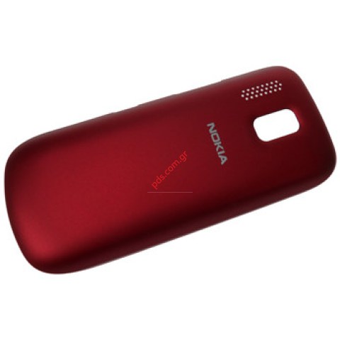 Γνήσιο καπάκι μπαταρίας Nokia Asha 203 Red σε κόκκινο χρώμα