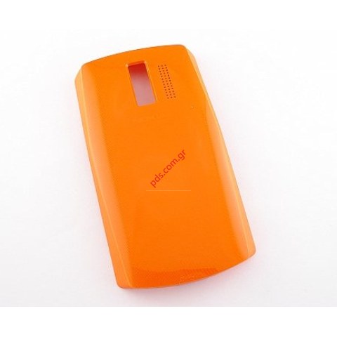 Γνήσιο καπάκι μπαταρίας Nokia Asha 205 Orange (1 SIM) σε χρώμα πορτοκαλί