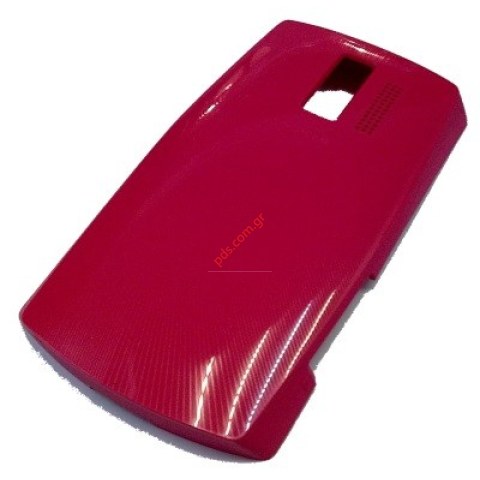 Γνήσιο καπάκι μπαταρίας Nokia Asha 205 Red (DUAL 2 SIM) σε κόκκινο χρώμα.