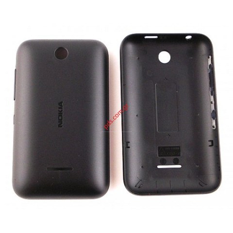Γνήσιο καπάκι μπαταρίας Nokia Asha 230 Black σε μαύρο χρώμα