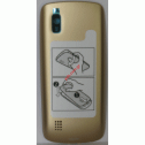 Γνήσιο καπάκι μπαταρίας Nokia Asha 300 Gold Γνήσιο καπάκι μπαταρίας Nokia Asha 300 Gold