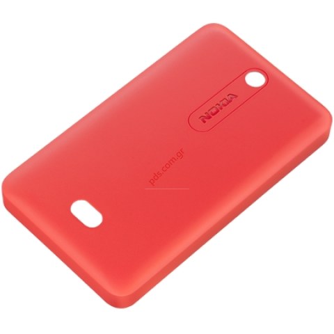 Γνήσιο καπάκι μπαταρίας Nokia Asha 501 Red Dual Sim σε κόκκινο χρώμα.
