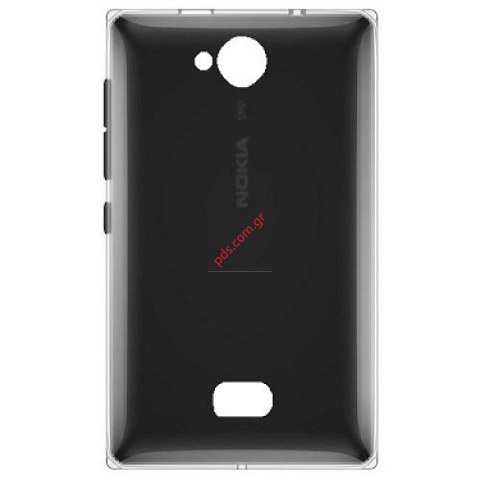 Γνήσιο καπάκι μπαταρίας Nokia Asha 503 Black σε μαύρο χρώμα. Γνήσιο καπάκι μπαταρίας Nokia Asha 503 Black σε μαύρο χρώμα.