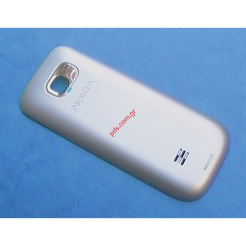 Γνήσιο καπάκι μπαταρίας Nokia C2-01 Warm silver σε ασημί χρώμα