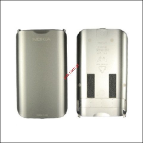 Γνήσιο καπάκι μπαταρίας Nokia C5 Silver σε ασημί χρώμα (ΕΞΑΝΤΛΗΘΗΚΑΝ)