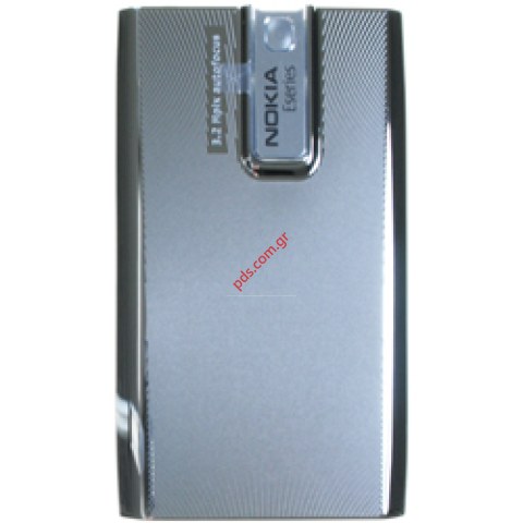 Γνήσιο καπάκι μπαταρίας Nokia E66 White steel Γνήσιο καπάκι μπαταρίας Nokia E66 White steel