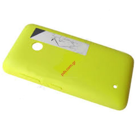 Γνήσιο καπάκι μπαταρίας Nokia Lumia 530 Yellow σε κίτρινο χρώμα