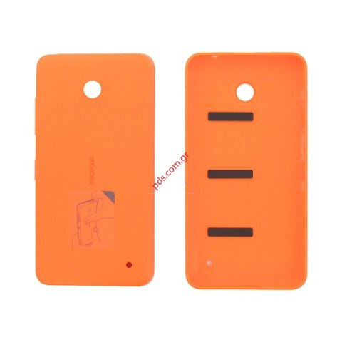 Γνήσιο καπάκι μπαταρίας Nokia Lumia 630 Orange σε πορτοκαλί χρώμα