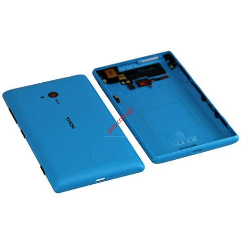 Γνήσιο καπάκι μπαταρίας Nokia Lumia 720 Blue Cyan σε χρώμα (γαλάζιο)