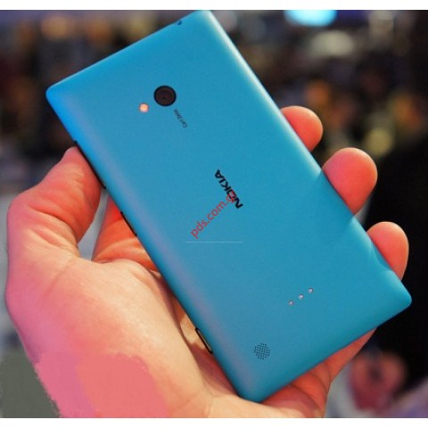 Γνήσιο καπάκι μπαταρίας Nokia Lumia 720 Blue Cyan σε χρώμα (γαλάζιο)