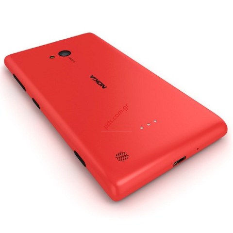 Γνήσιο καπάκι μπαταρίας Nokia Lumia 720 Red σε χρώμα (κόκκινο)