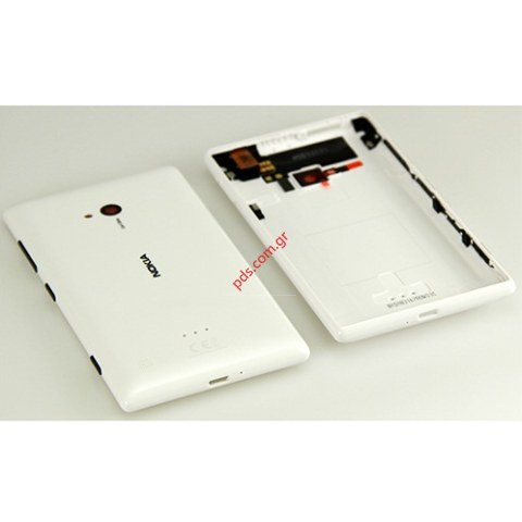 Γνήσιο καπάκι μπαταρίας Nokia Lumia 720 White σε χρώμα (λευκό)