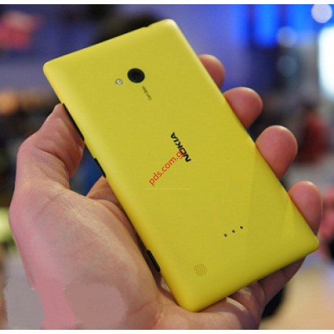 Γνήσιο καπάκι μπαταρίας Nokia Lumia 720 Yellow σε χρώμα (κίτρινο)