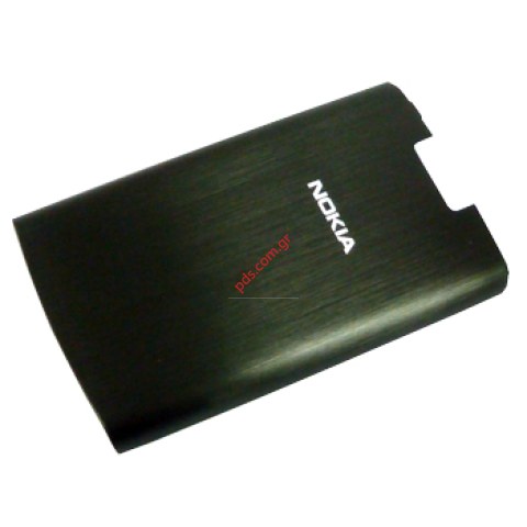 Γνήσιο καπάκι μπαταρίας Nokia X3-02 Touch and Type Black Dark Metal