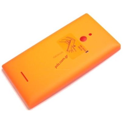Γνήσιο καπάκι μπαταρίας Nokia XL Orange Dual SIM σε πορτοκαλί χρώμα