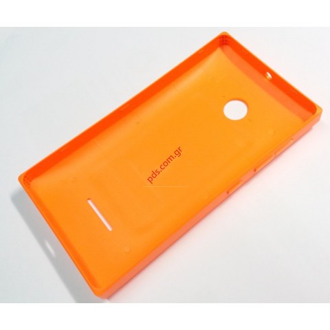 Γνήσιο καπάκι μπαταρίας Orange Microsoft Lumia 435, Lumia 435 Dual Sim σε πορτοκαλί χρώμα