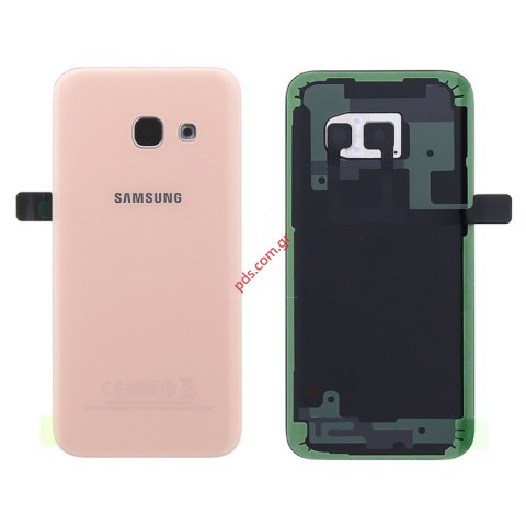 Γνήσιο καπάκι μπαταρίας Pink Samsung Galaxy A3 (2017) SM-A320F Back Cover σε Ροζ χρώμα