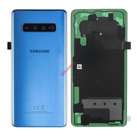 Γνήσιο καπάκι μπαταρίας Prism Blue Samsung G975 Galaxy S10 Plus (Service Pack) σε μπλέ χρώμα