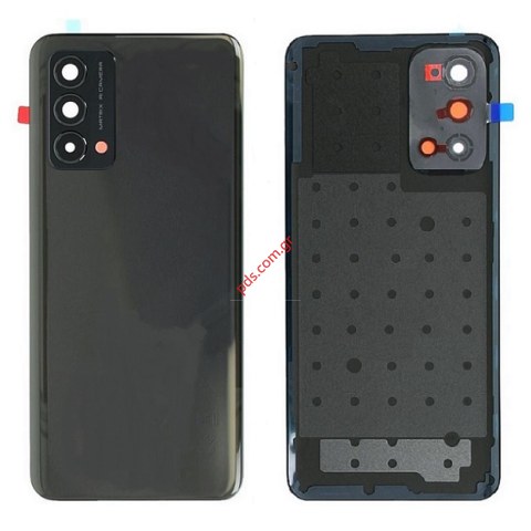 Γνήσιο καπάκι μπαταρίας Realme GT Master (RMX3363, RMX3360) Black Backcover Glass σε μαύρο χρώμα Box (ORIGINAL)