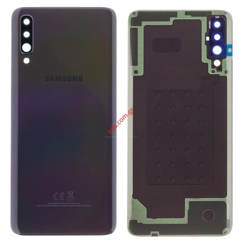 Γνήσιο καπάκι μπαταρίας Samsung A705 Galaxy A70 Black σε μαύρο χρώμα
