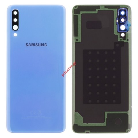 Γνήσιο καπάκι μπαταρίας Samsung A705 Galaxy A70 Blue σε μαύρο χρώμα