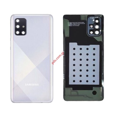 Γνήσιο καπάκι μπαταρίας Samsung A715 Galaxy A71 White σε λευκό χρώμα (SVP) ORIGINAL