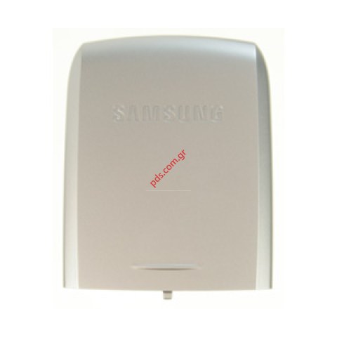 Γνήσιο καπάκι μπαταρίας Samsung E250 Silver σε ασημί χρώμα