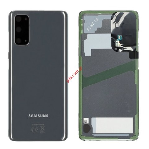 Γνήσιο καπάκι μπαταρίας Samsung G981 Galaxy S20 5G Grey Cosmic σε γκρί χρώμα ORIGINAL BOX Γνήσιο καπάκι μπαταρίας Samsung G981 Galaxy S20 5G Grey Cosmic σε γκρί χρώμα ORIGINAL BOX