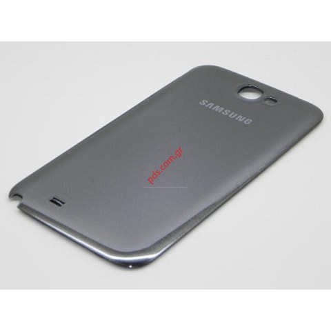 Γνήσιο καπάκι μπαταρίας Samsung Galaxy Note 2 N7100 Grey σε Γκρί χρώμα 