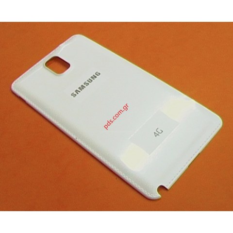 Γνήσιο καπάκι μπαταρίας Samsung Galaxy Note 3 White 4G LTE σε λευκό χρώμα Γνήσιο καπάκι μπαταρίας Samsung Galaxy Note 3 White 4G LTE σε λευκό χρώμα