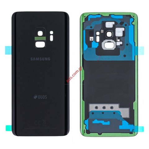 Γνήσιο καπάκι μπαταρίας Samsung Galaxy S9 G960 Black σε μαύρο χρώμα