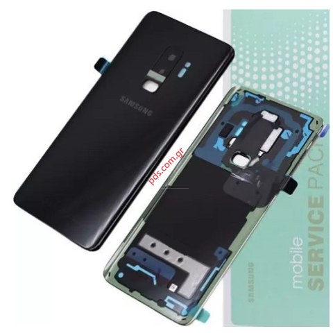 Γνήσιο Καπάκι μπαταρίας Samsung Galaxy S9 Plus SM-G965F Black (W/PARTS/ΜΕ ΕΞΑΡΤΗΜΑΤΑ) ORIGINAL