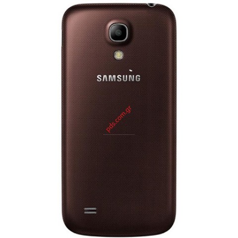 Γνήσιο καπάκι μπαταρίας Samsung GT-i9190 Brown Galaxy S4 Mini σε καφέ χρώμα Γνήσιο καπάκι μπαταρίας Samsung GT-i9190 Brown Galaxy S4 Mini σε καφέ χρώμα