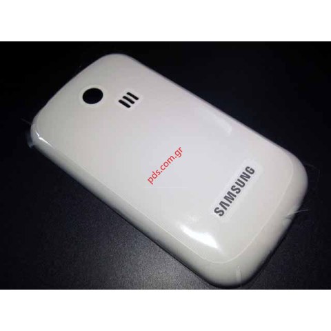 Γνήσιο καπάκι μπαταρίας Samsung GT S3350 White σε λευκό χρώμα Γνήσιο καπάκι μπαταρίας Samsung GT S3350 White σε λευκό χρώμα