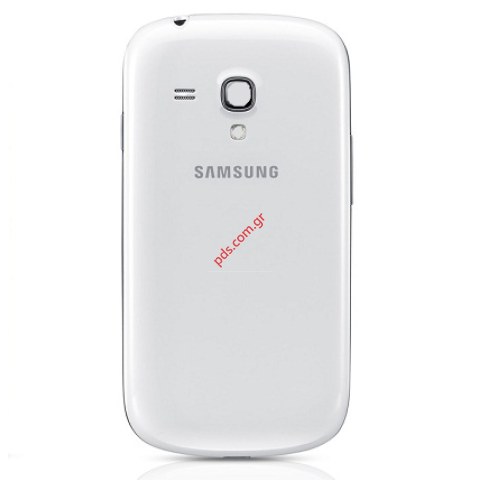 Γνήσιο καπάκι μπαταρίας Samsung i8190 Galaxy S3 Mini White σε λευκό χρώμα 